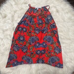 Collective Concepts Paisley Printed Tank Top size XS Petite